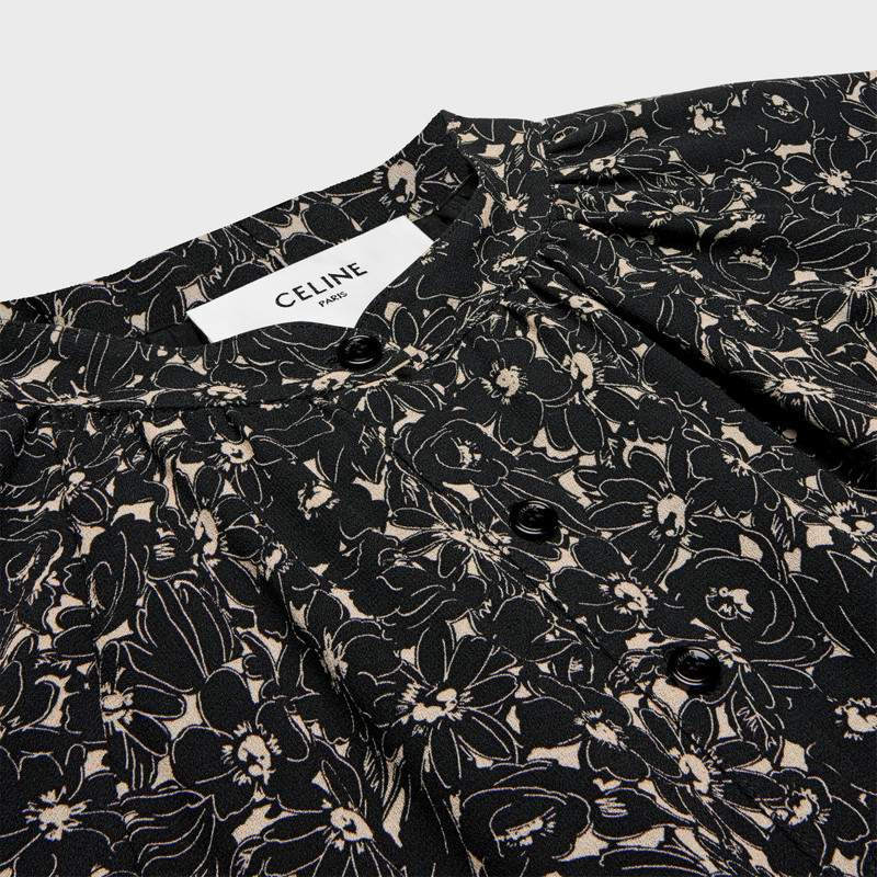 folk dress in viscose georgette 3