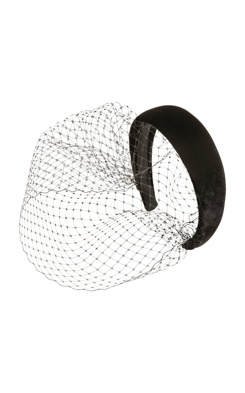 Kate Velvet Headband black 1