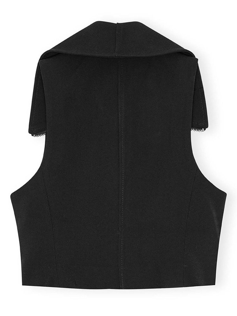 sleeveless zipped vest 6