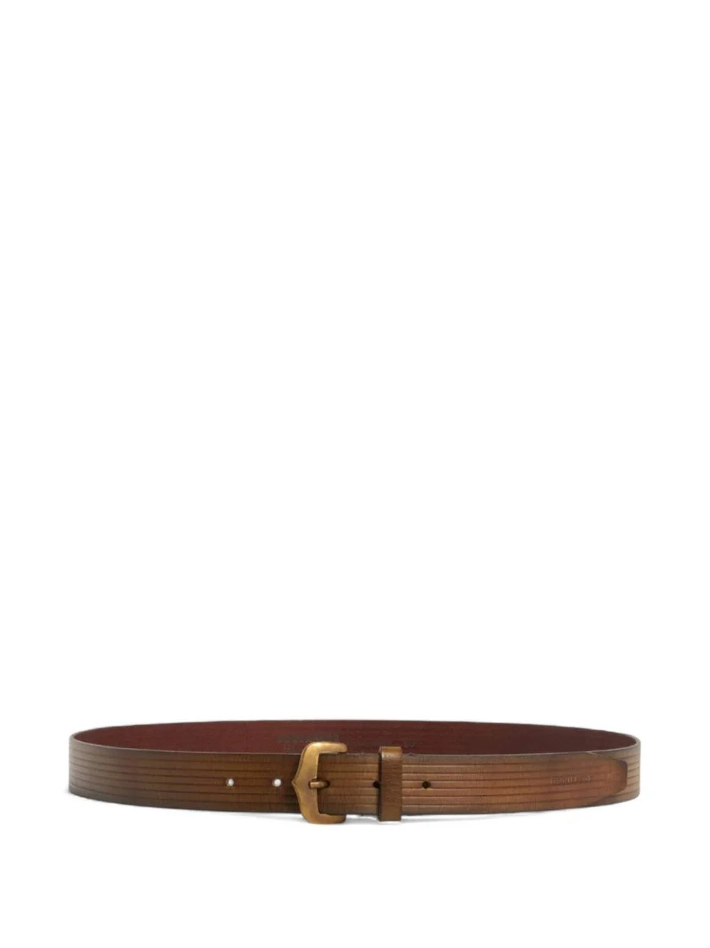 buckle leather belt - 1