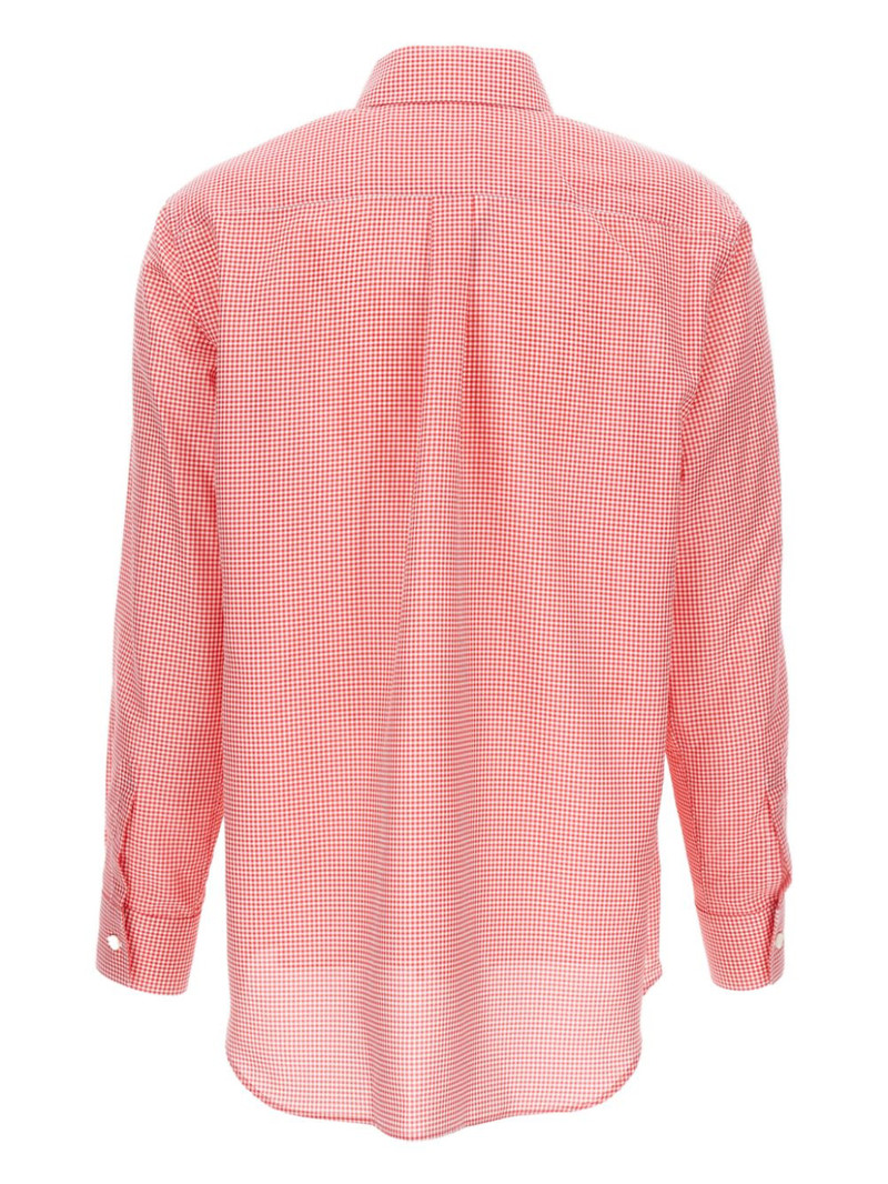 Comme Des Garçons long-sleeved checked shirt outlook