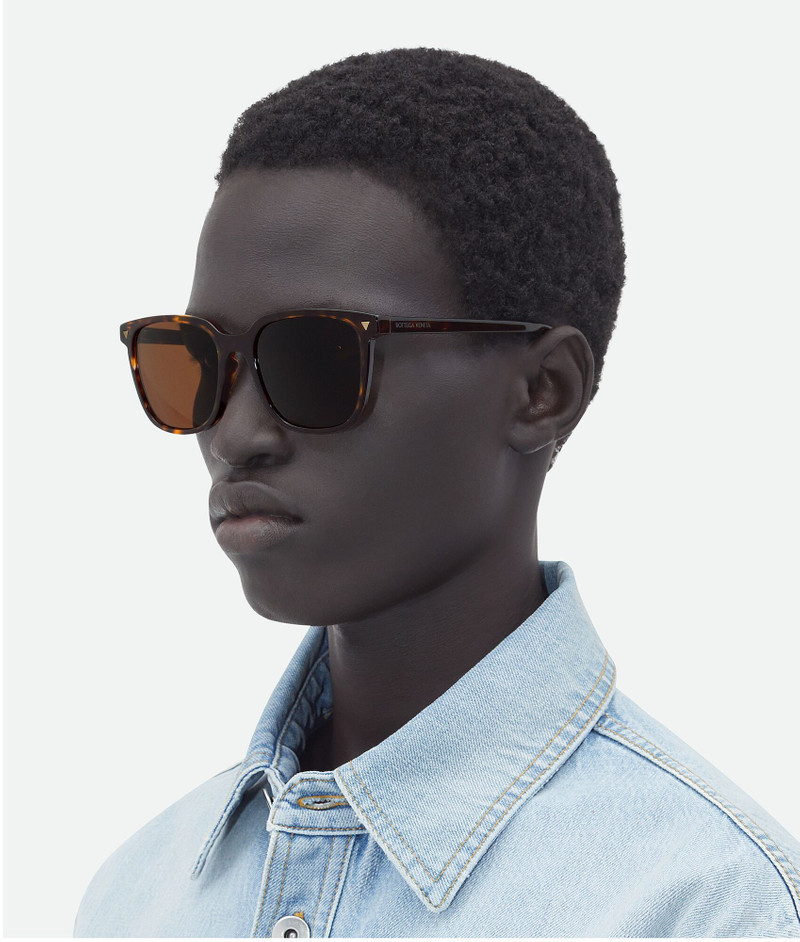 Bottega Veneta Soft Recycled Acetate Square Sunglasses outlook