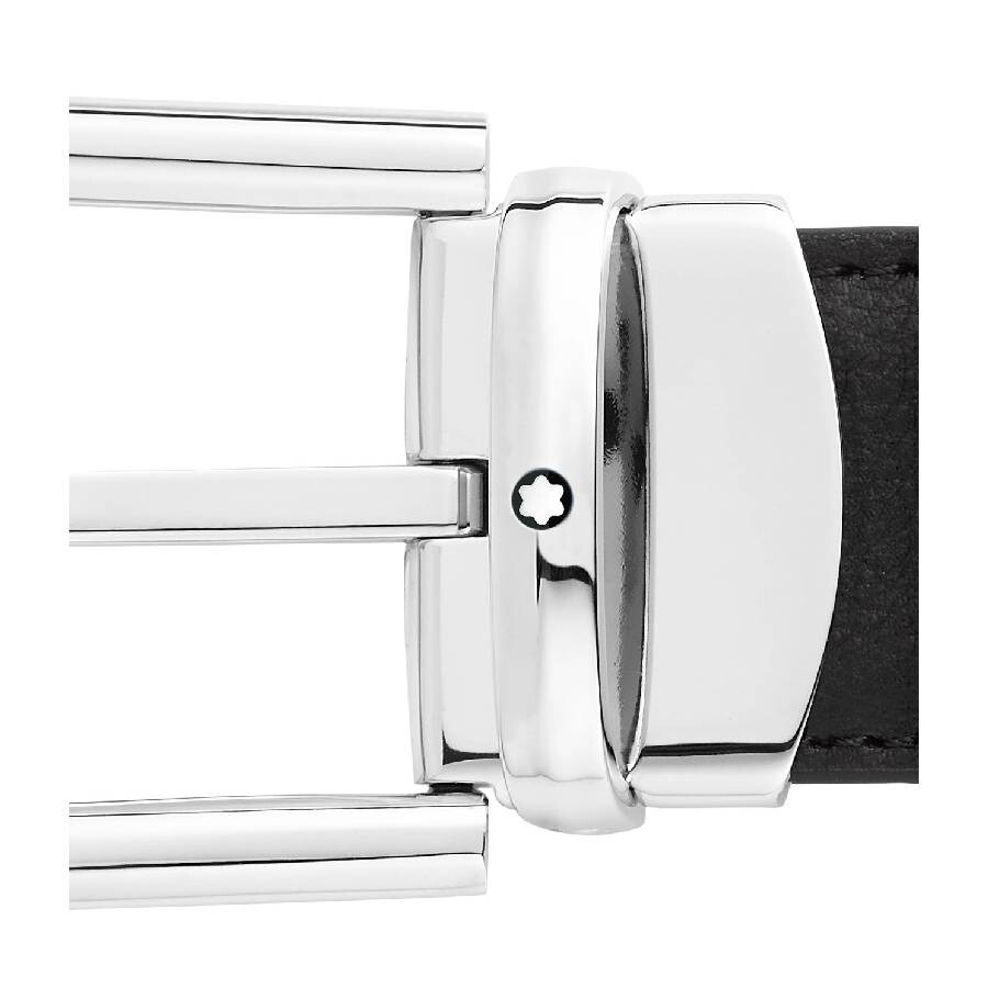 Montblanc Horseshoe Buckle Reversible Leather Belt - 4