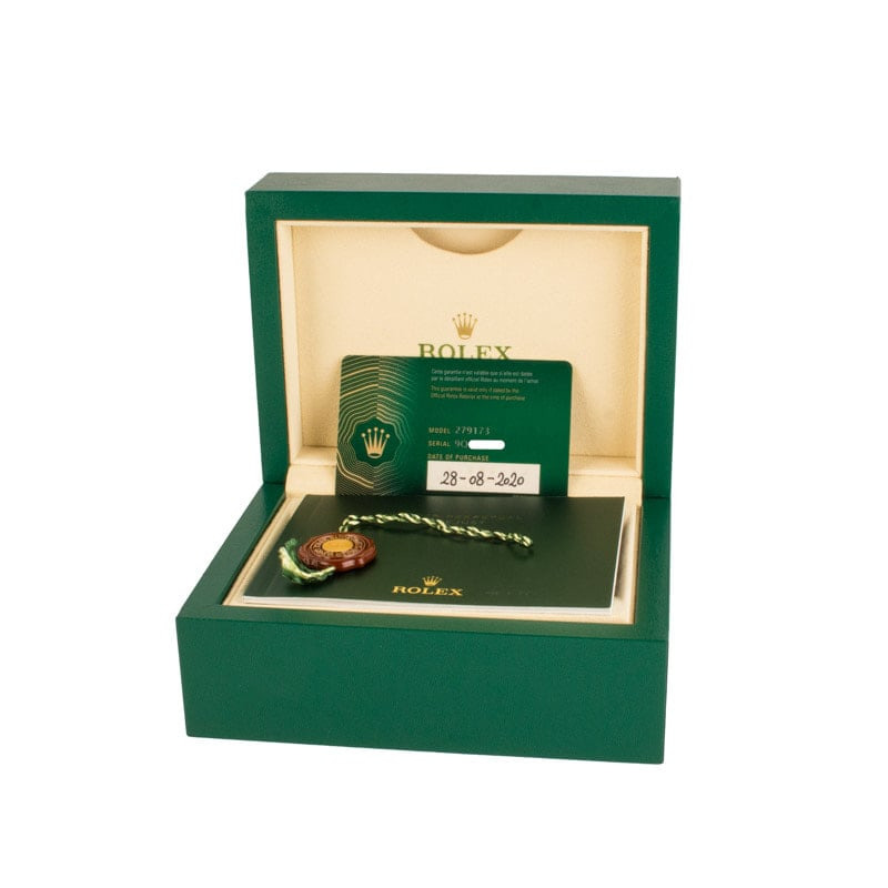 Lady Rolex Datejust 279173 Champagne Diamond Dial - 4