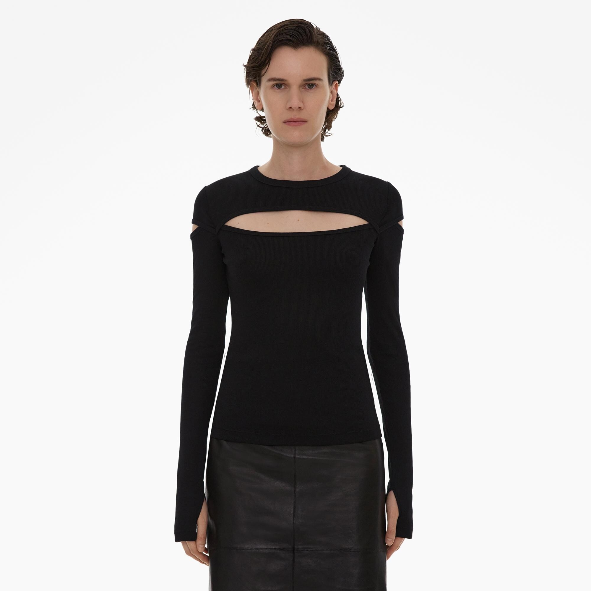 SLASH LONG SLEEVE TOP - 3