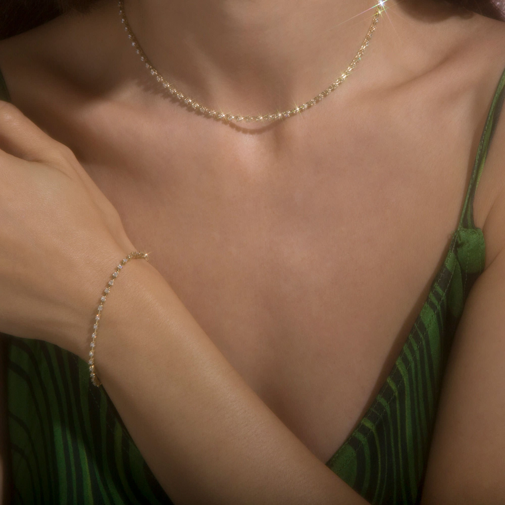 Ace Diamond Tennis Bracelet - 5