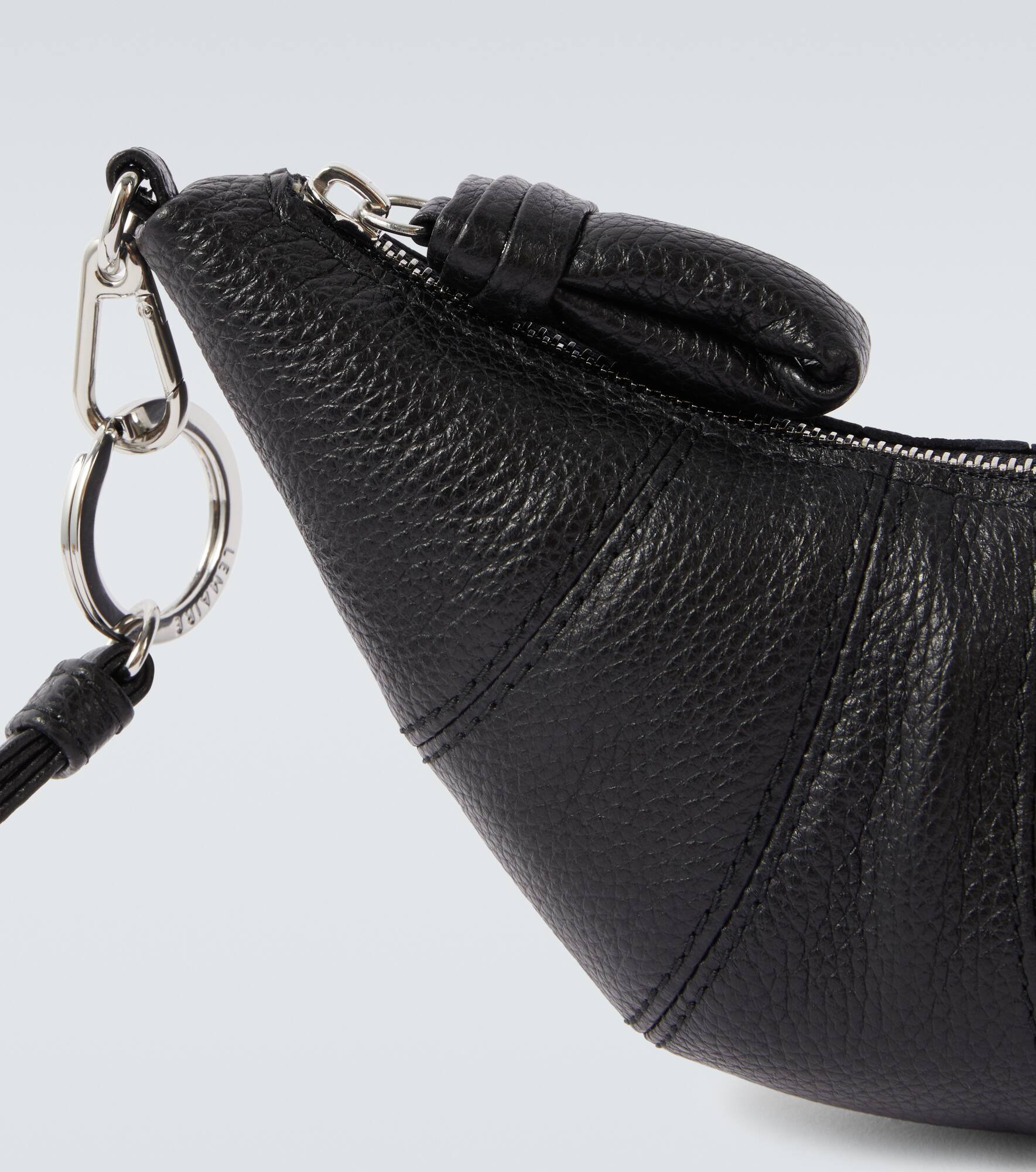 Croissant leather coin purse - 4