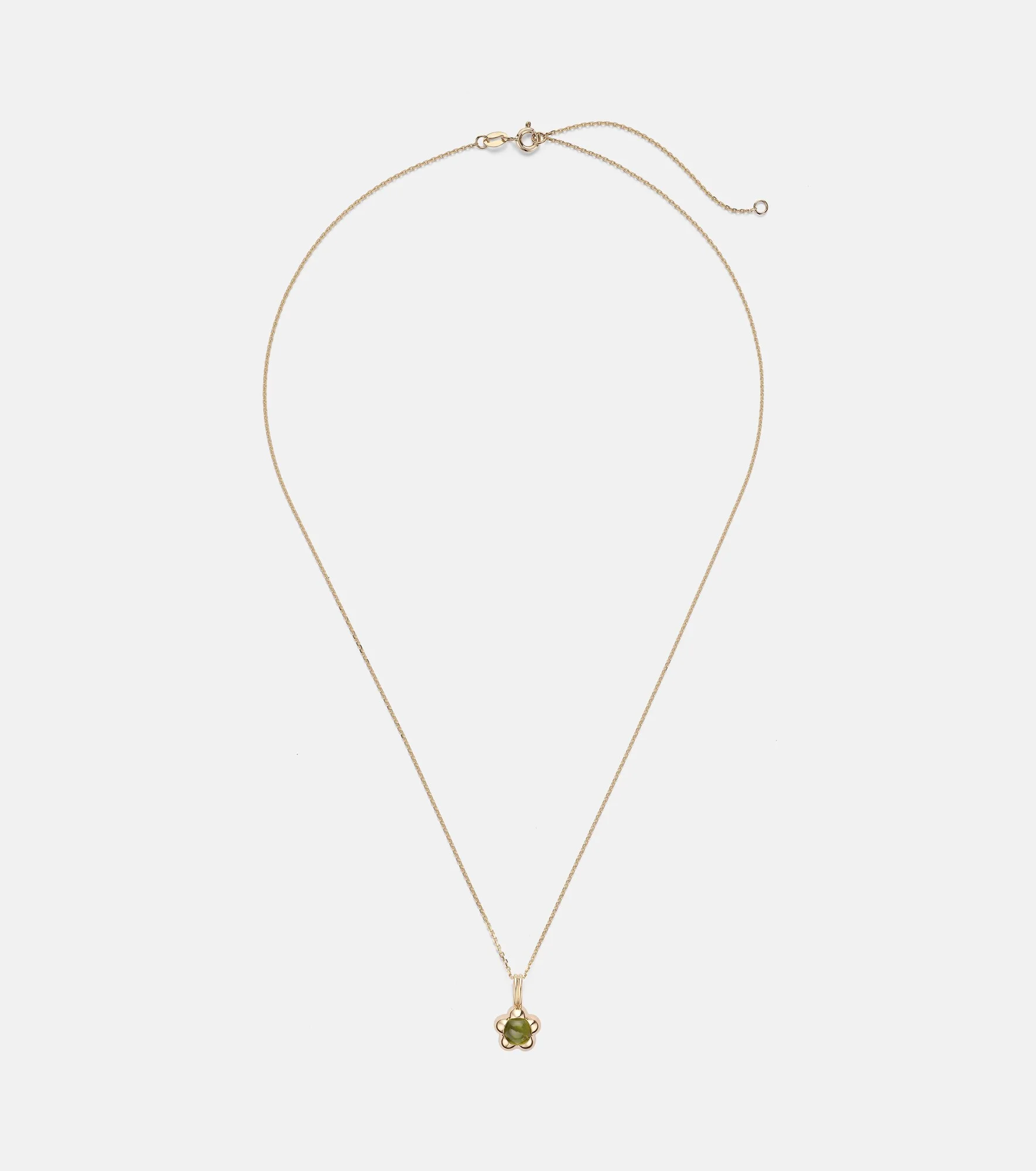 Kensington 14kt gold necklace with peridot - 1