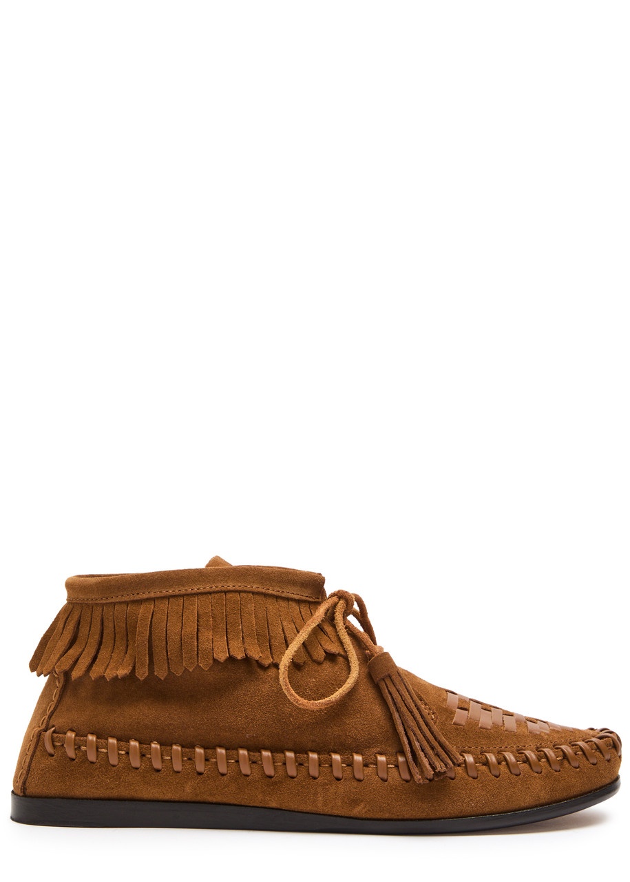 Isabel Marant étoile Felsa Fringed Suede Loafers - 1
