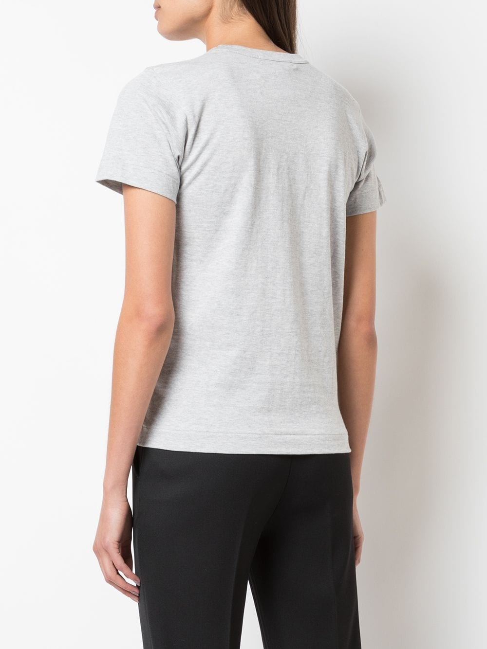 contrast logo T-shirt - 4