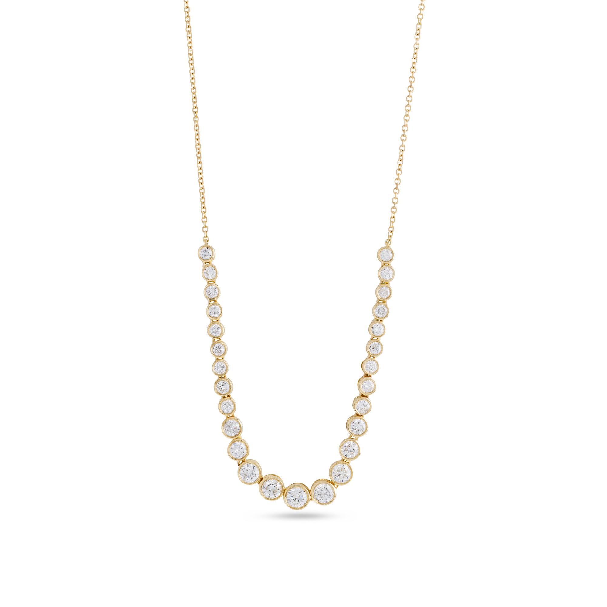 Let It Slide Diamond Tennis Necklace - 5