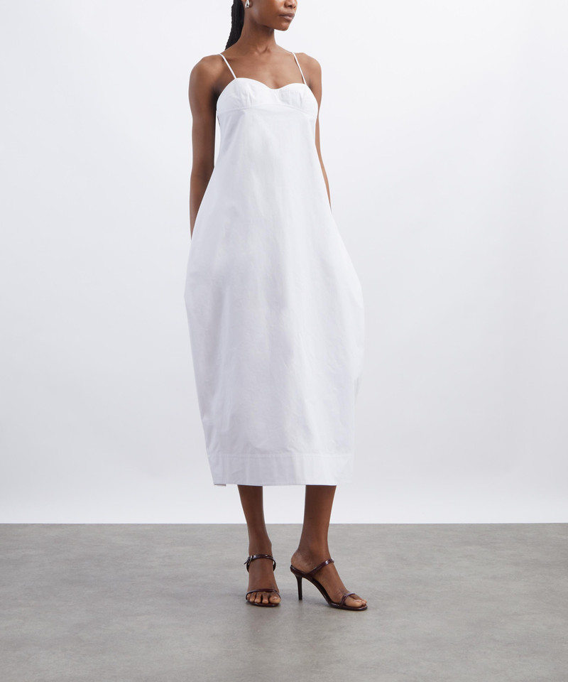 RÓHE White Bustier Volume Dress outlook