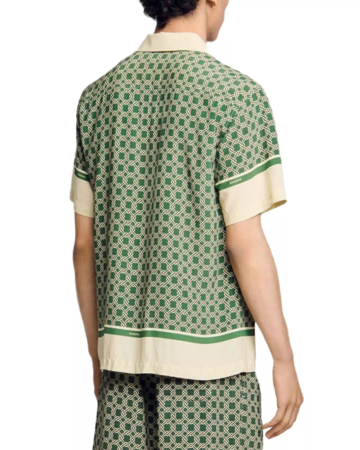 Short Sleeved Patterned Shirt - 5