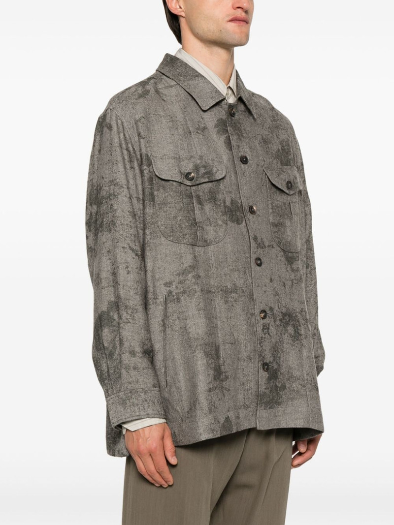 herringbone-pattern shirt 3