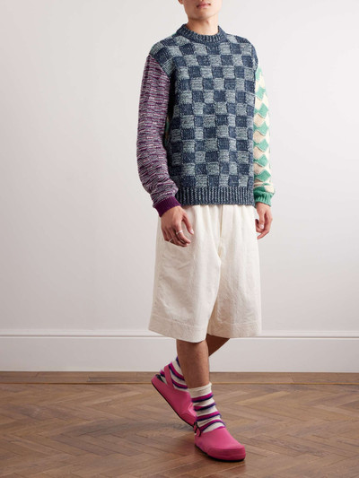 Marni Intarsia Virgin Wool Sweater outlook