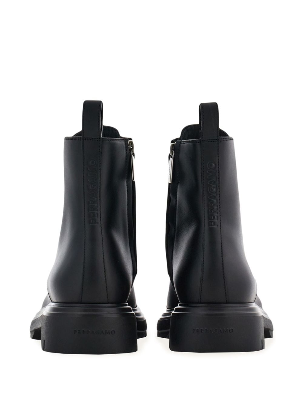 Combat leather boots - 3