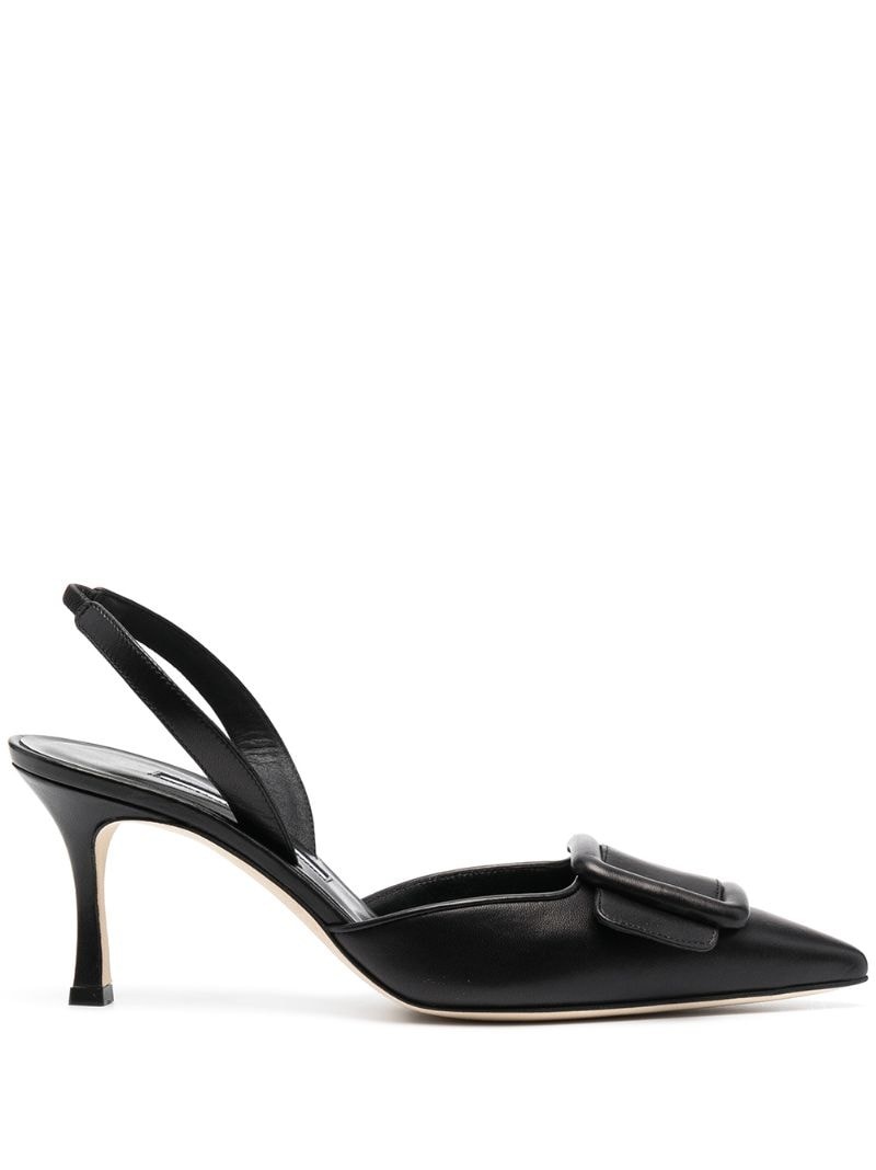 buckle-detail slingback pumps - 1