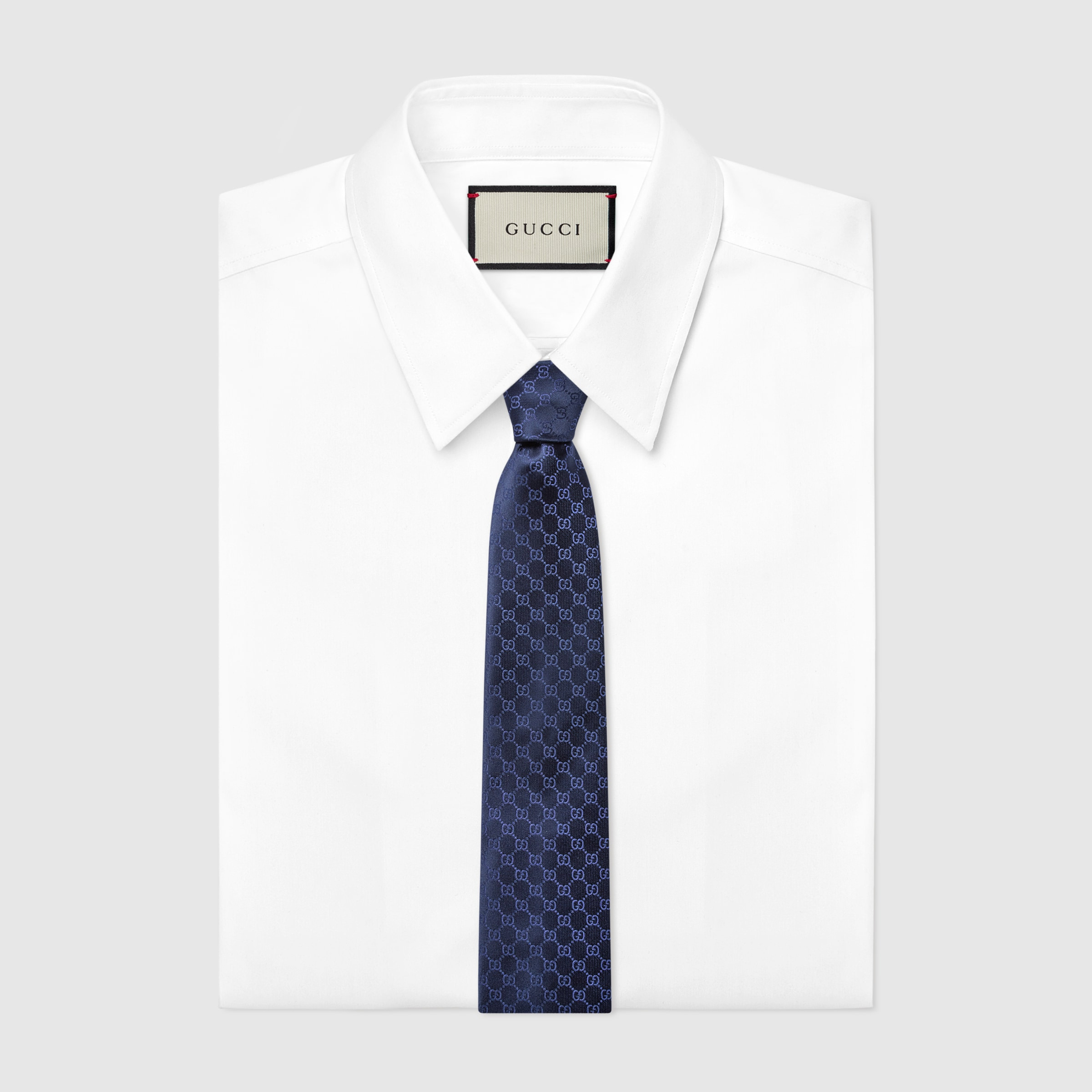 GG pattern silk tie - 2