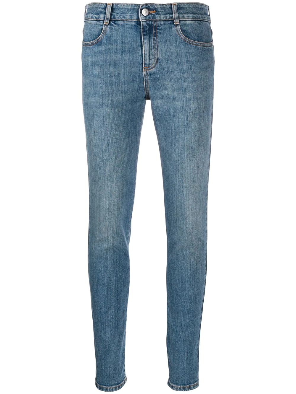 mid-rise skinny jeans - 1