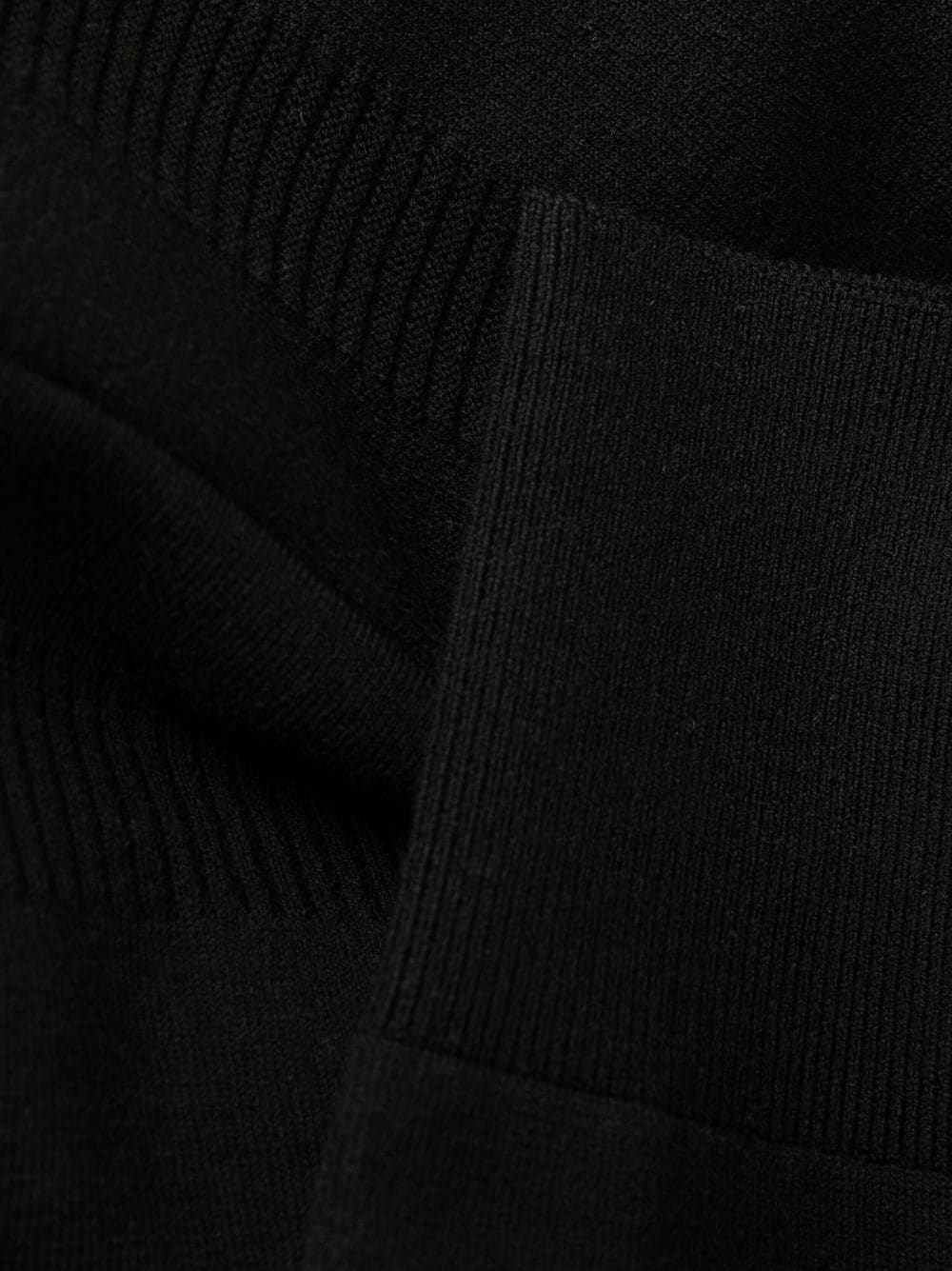 zip-detail flared dress - 7