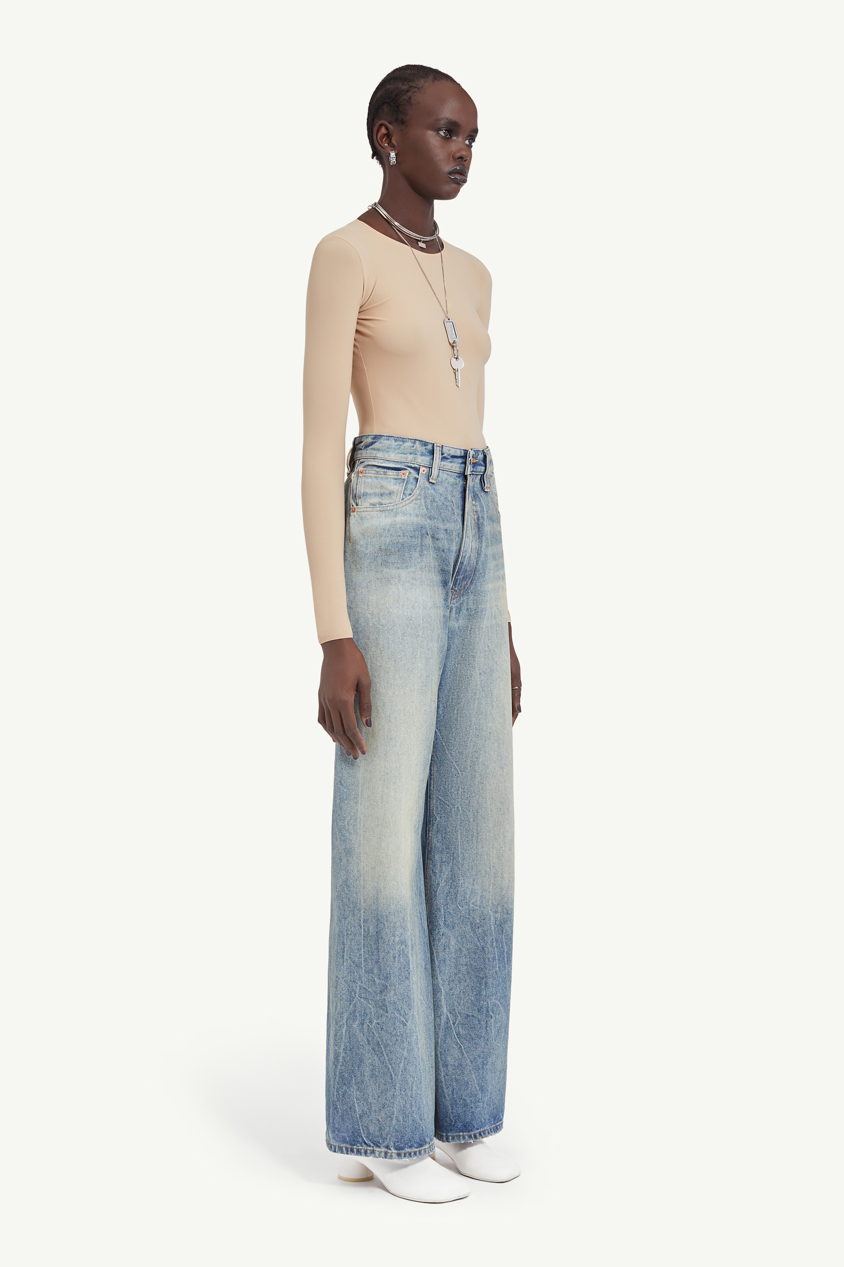 Oversized wide-leg jeans - 3
