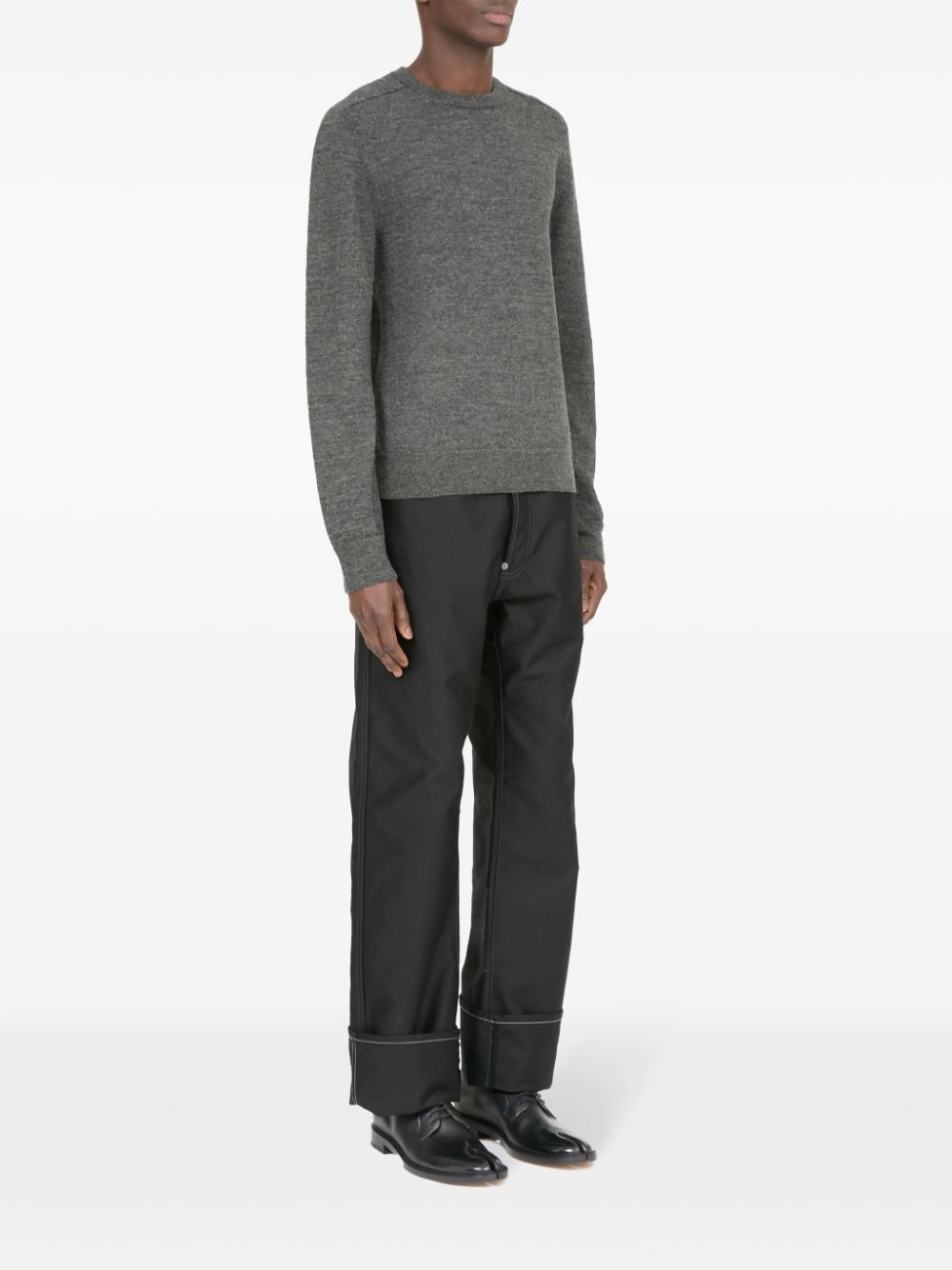 ELBOW-PATCH WOOL SWEATER - 3