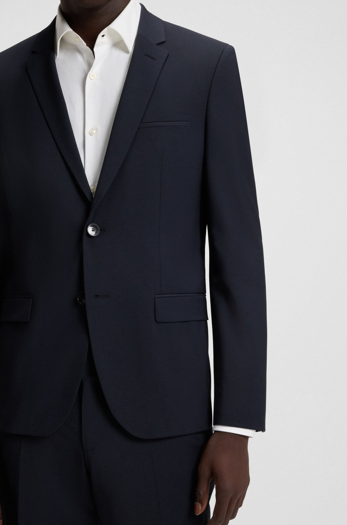 EXTRA-SLIM-FIT JACKET IN A STRETCH-WOOL BLEND - 6