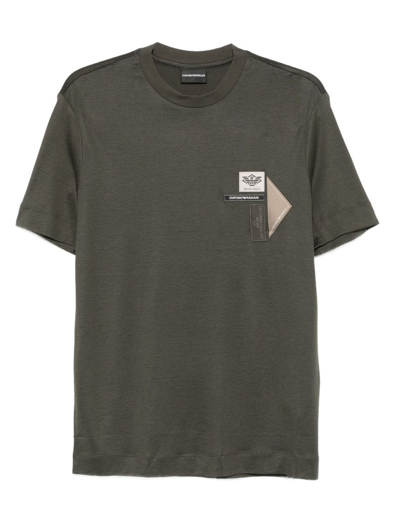 patch-embellished T-shirt 1
