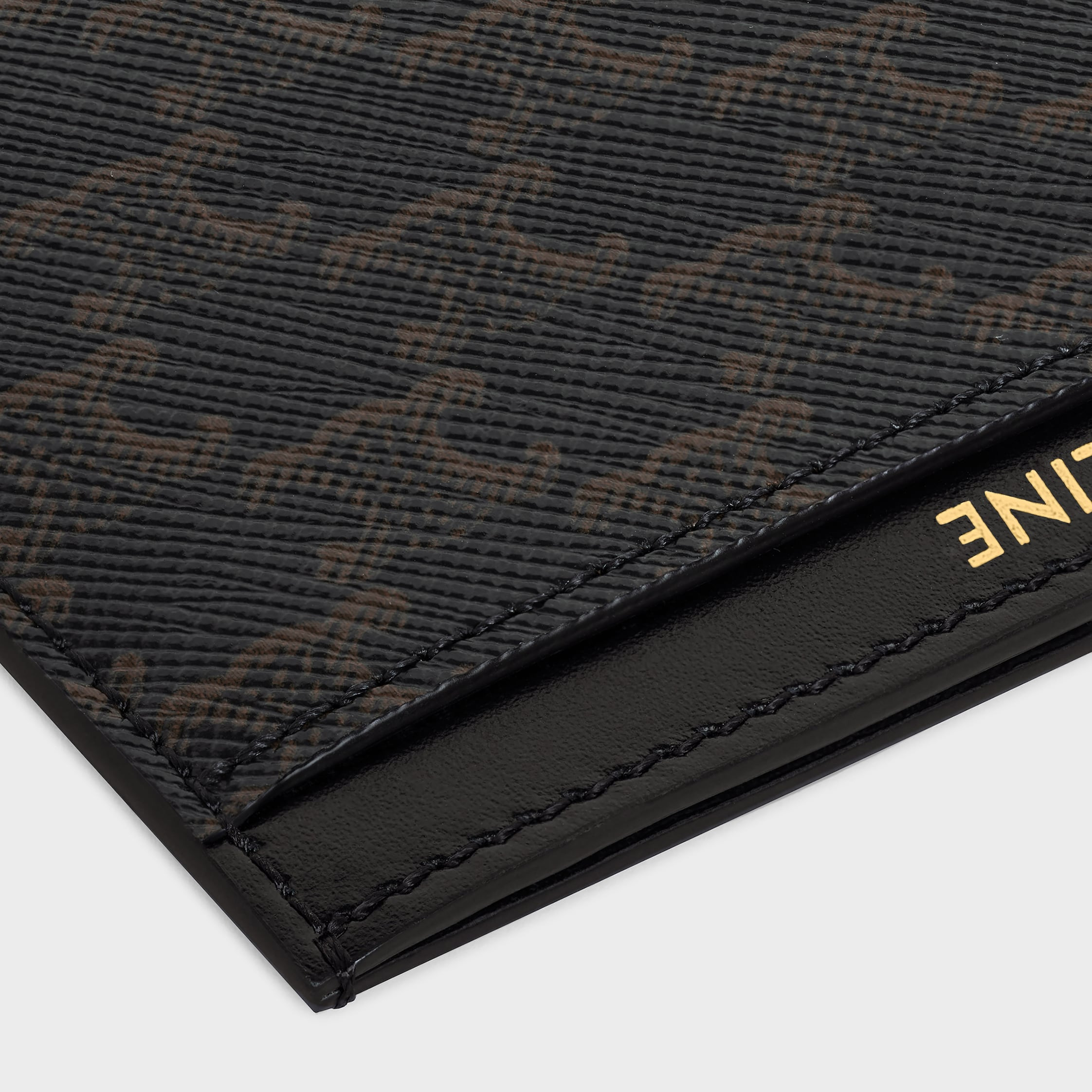 Card holder in Triomphe Canvas and calfskin - 4