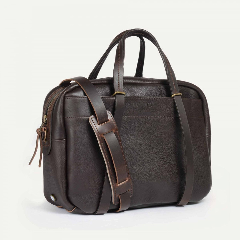 Bleu de Chauffe REPORT BUSINESS BAG  -  BROWN outlook