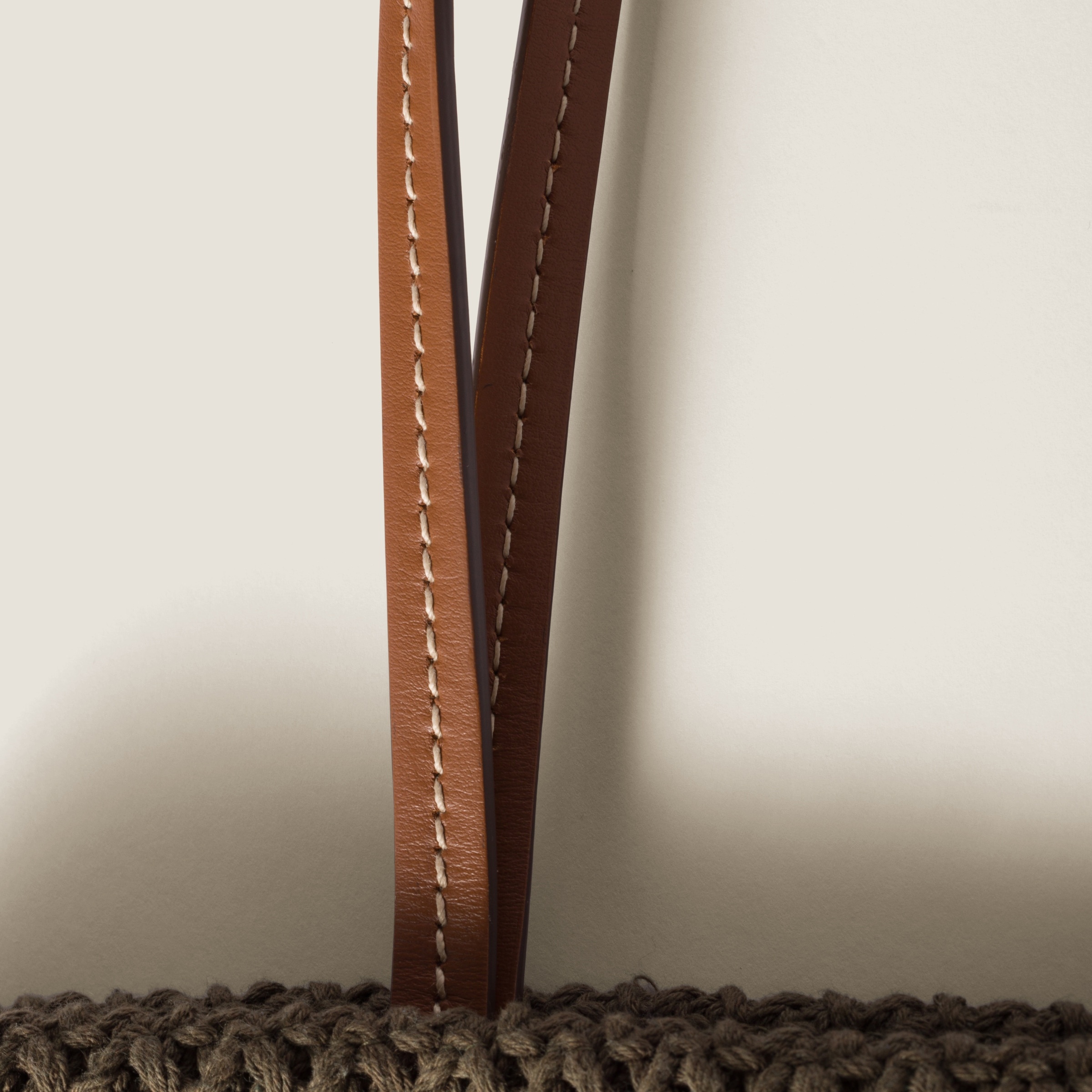 Raffia-effect woven tote bag - 7