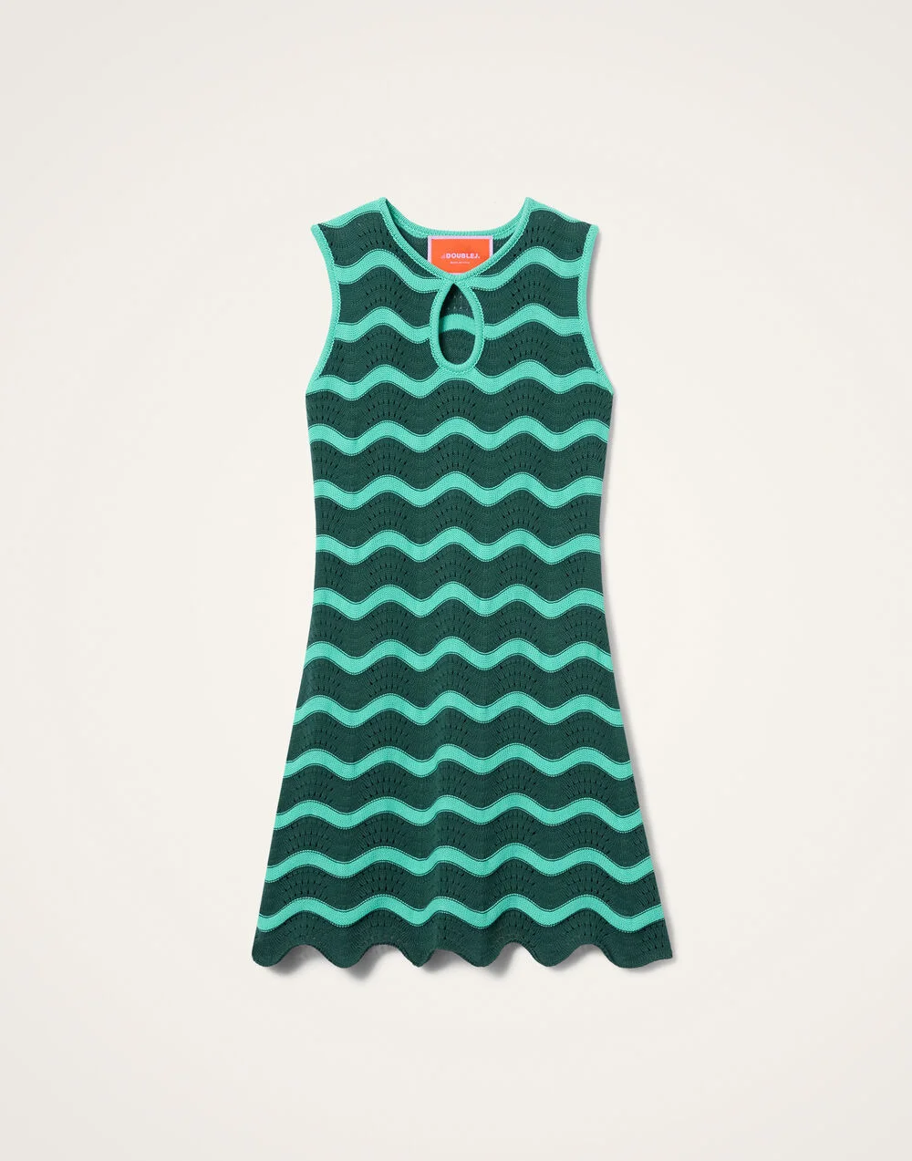 Wavy Mini Dress - 1