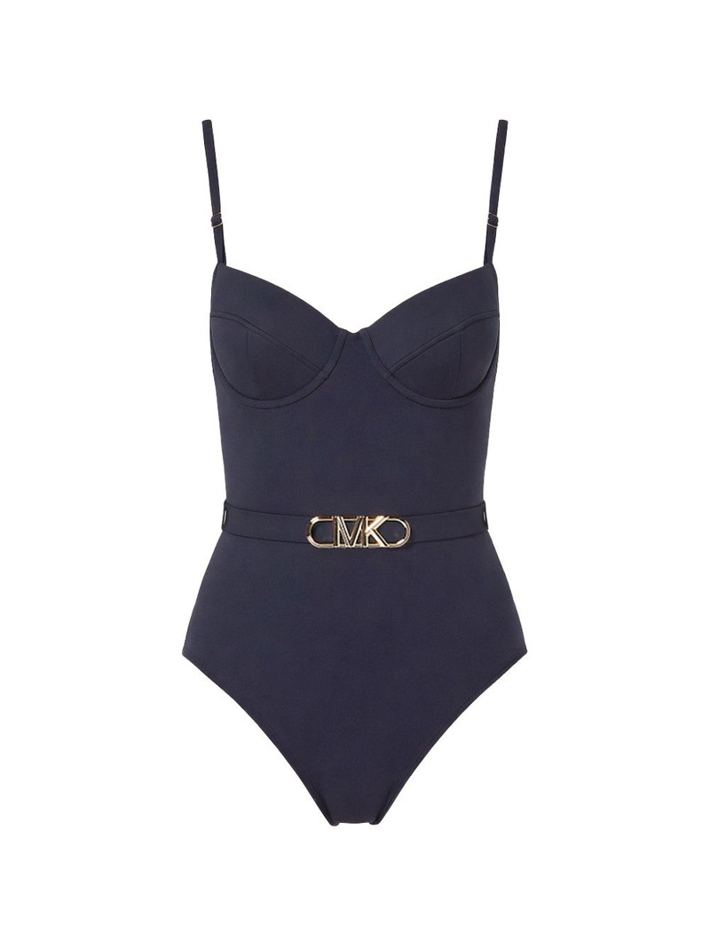 logo-plaque swimsuit 1