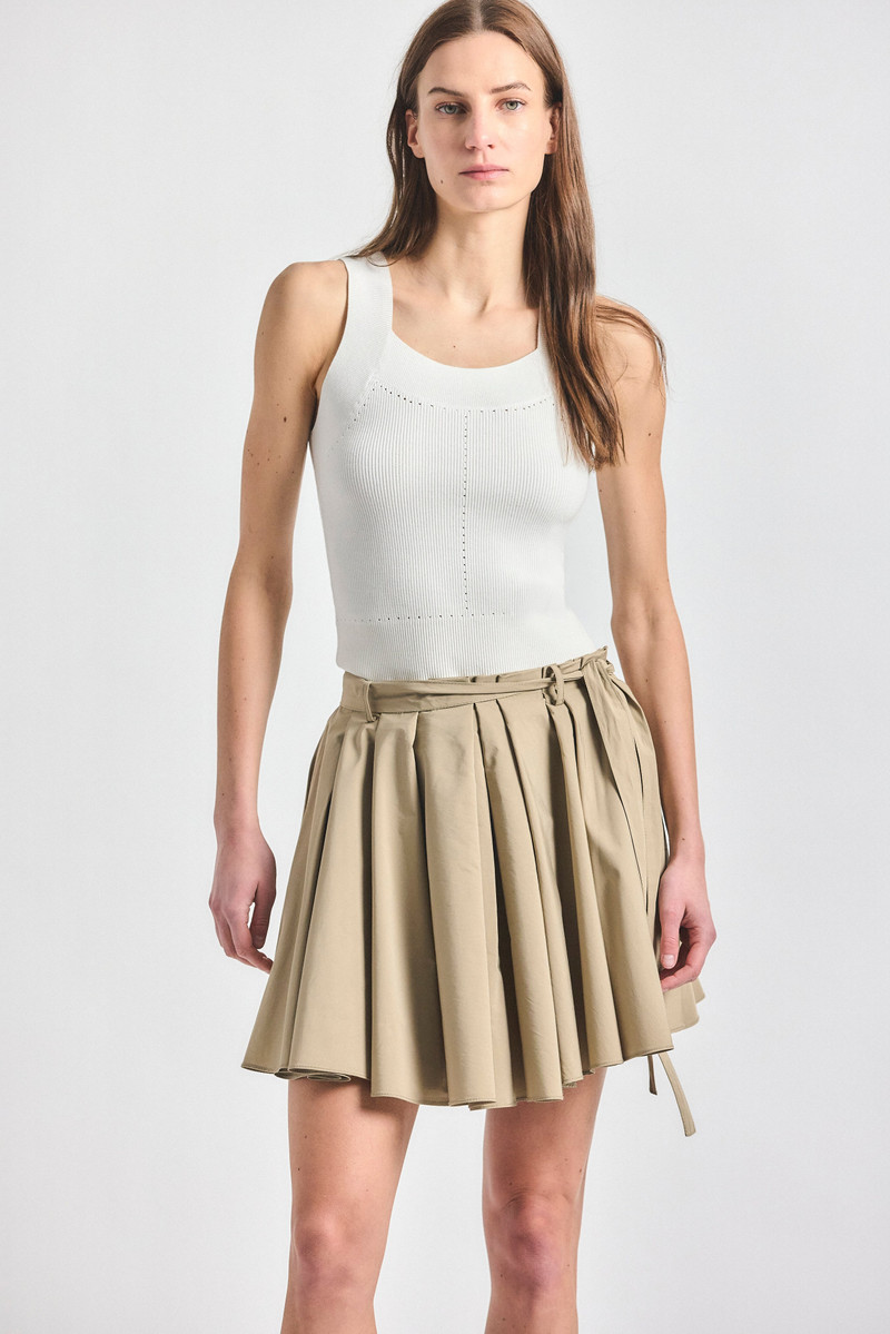 JOSHUA PLEATED MINI SKIRT 1