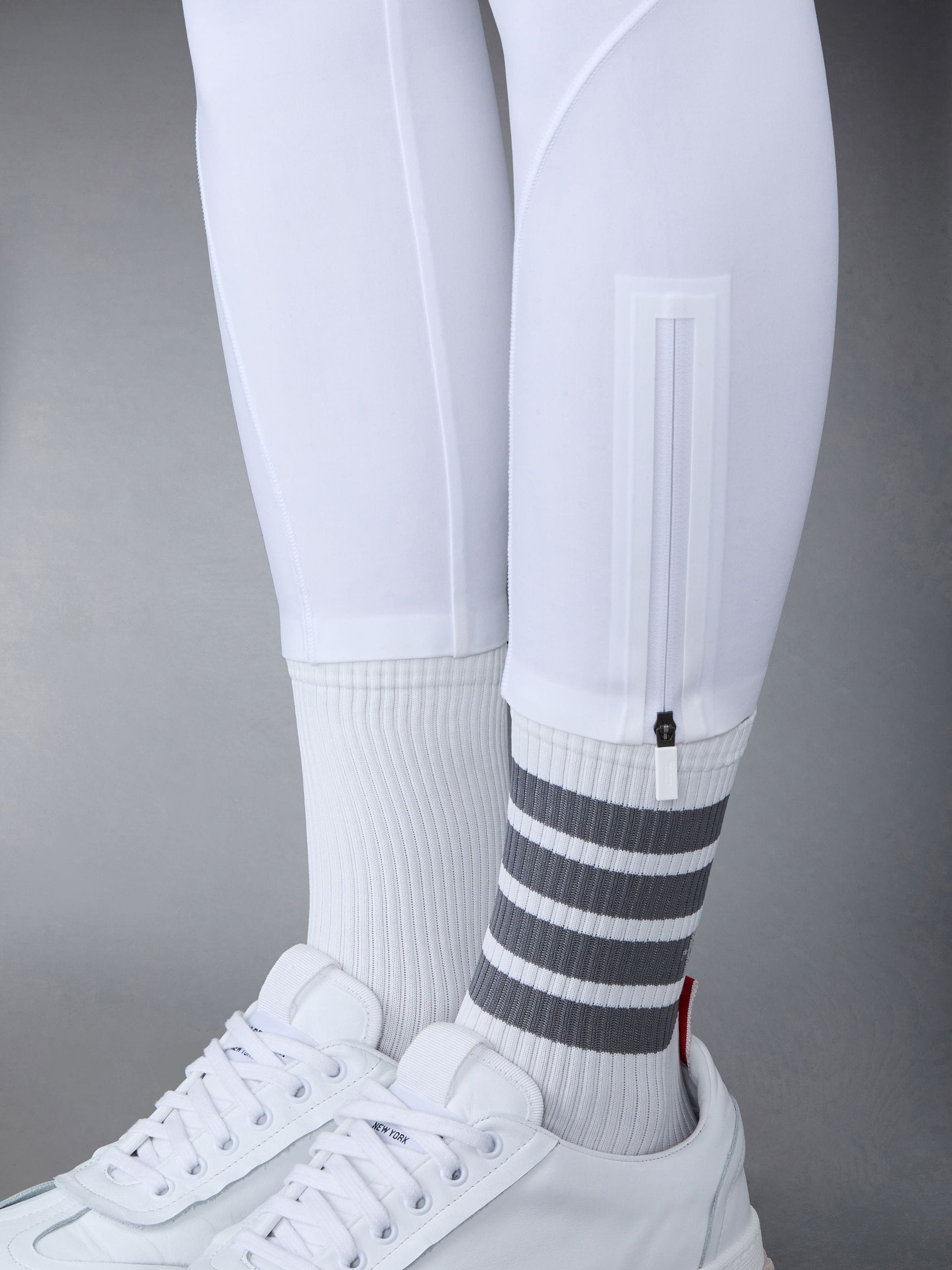 Midweight Tech Interlock 4-Bar Compression Tights - 4