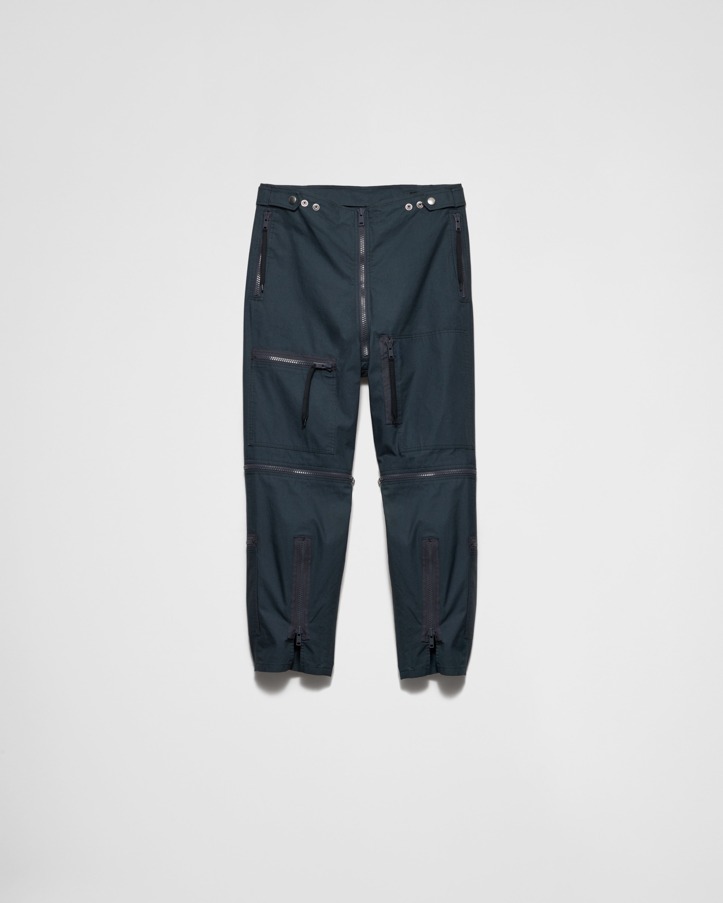 PRADA COTTON PANTS フリース Prada Modular cotton pants | REVERSIBLE