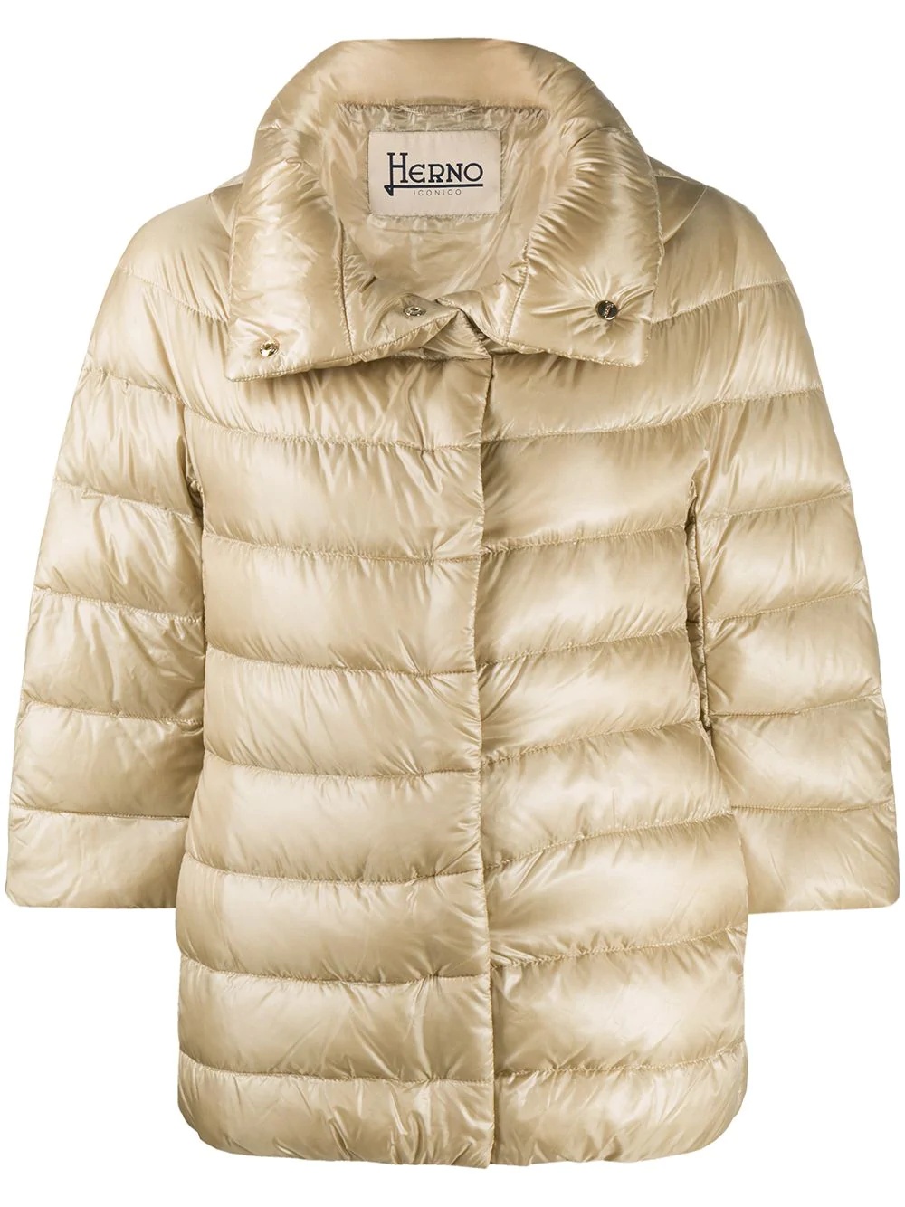 high neck puffer jacket - 1