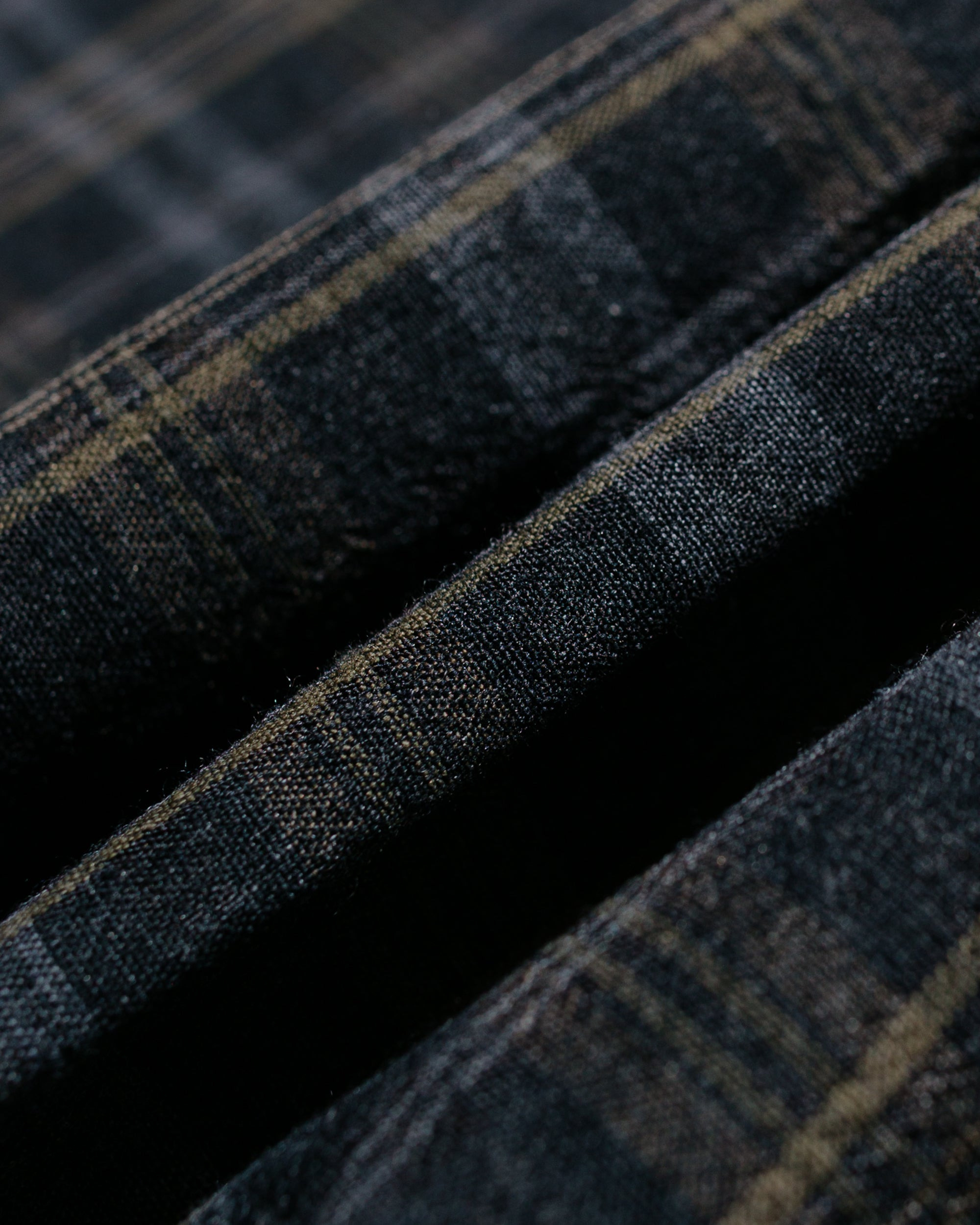 Ole Oversized Wool Check Shirt Charcoal Grey - 6