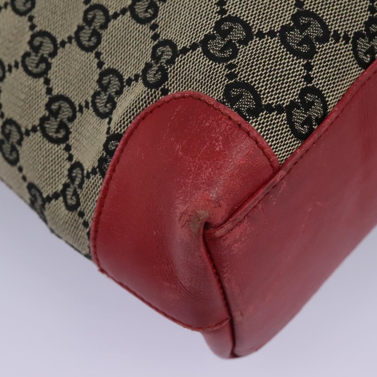 GUCCI GG Supreme Tote Bag Beige Red Gold 002 119 - 15