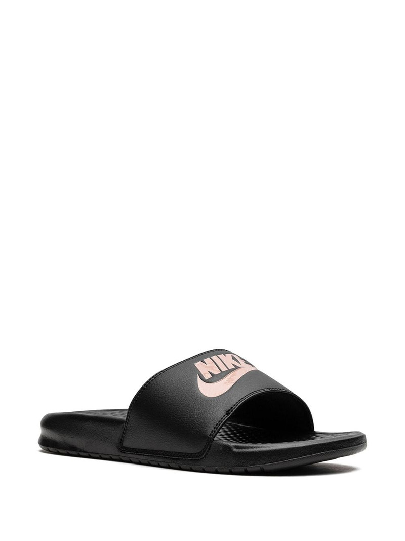 Nike Benassi JDI "Rose Gold" slides outlook
