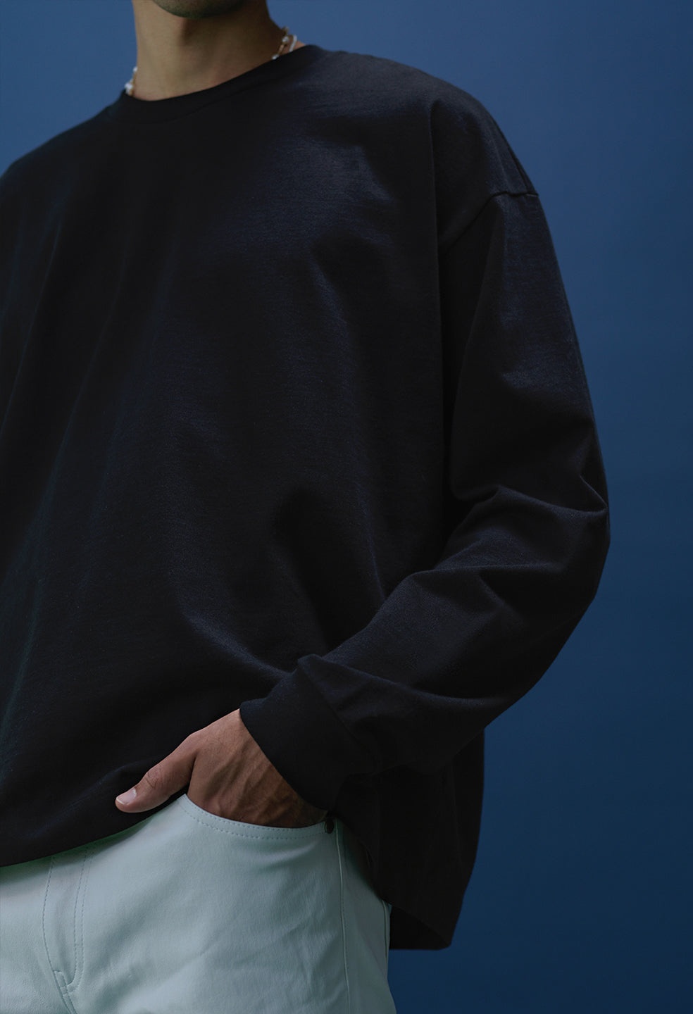 REPLICA CROPPED LS TEE - 7