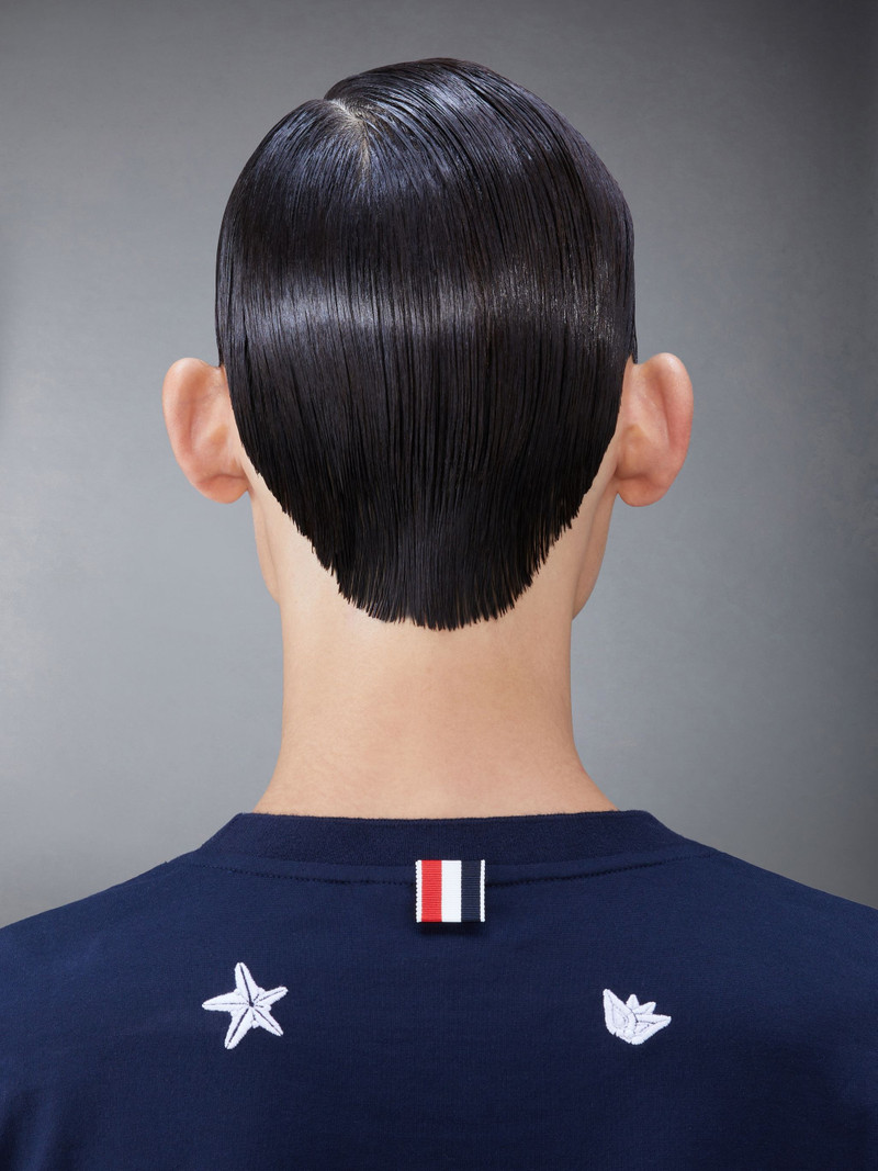 embroidered cotton T-shirt 4