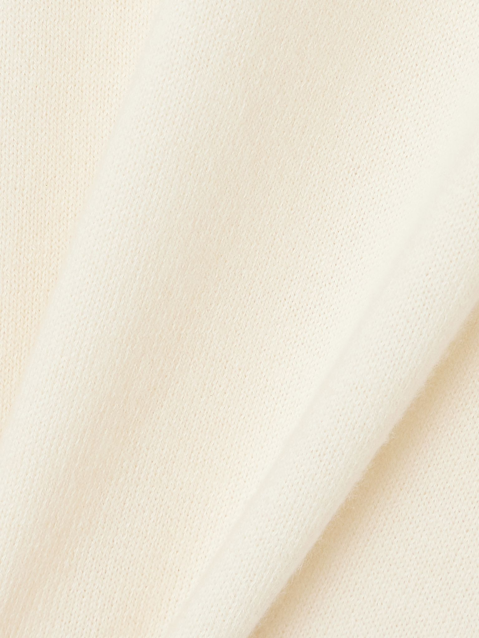 Cocooning cashmere polo sweater Ivory - 4