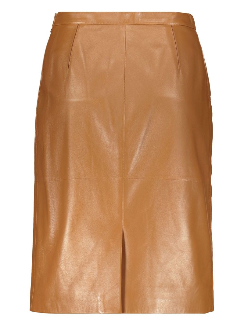Burberry leather skirt outlook