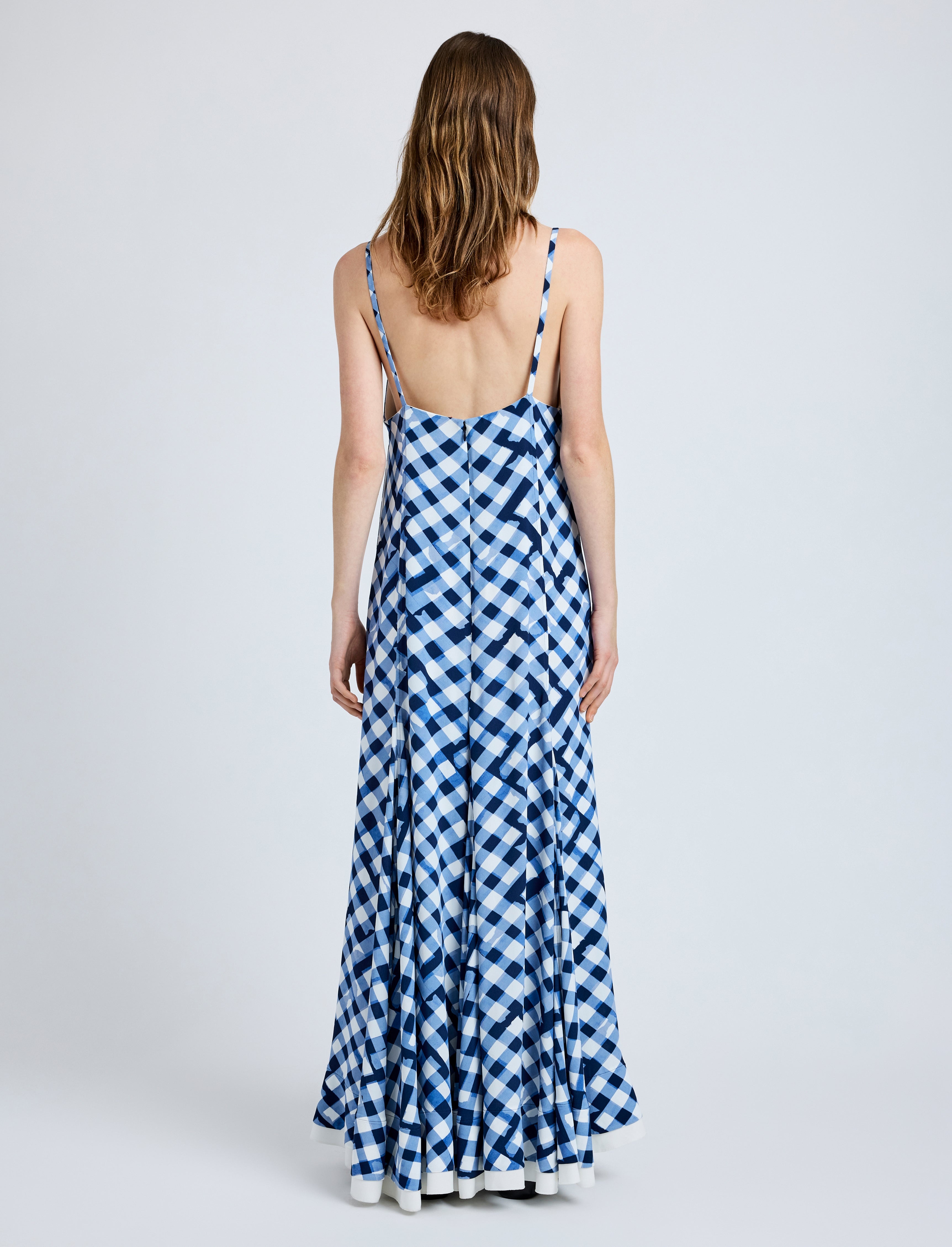June Dress in Printed Crepe De Chine - 4