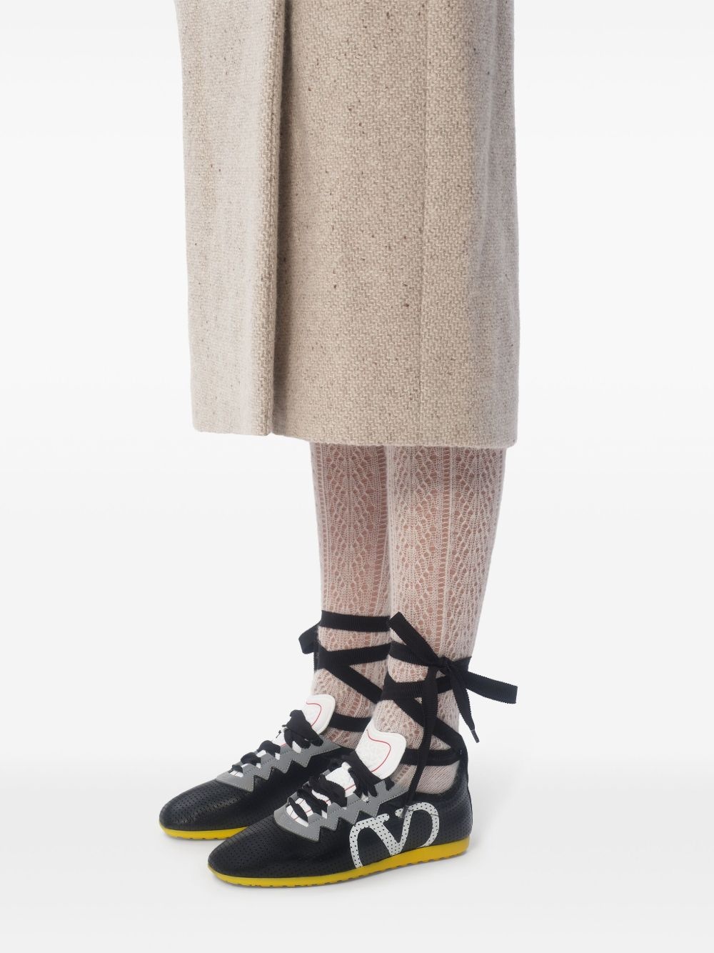 Chromathon perforated leather sneakers - 7