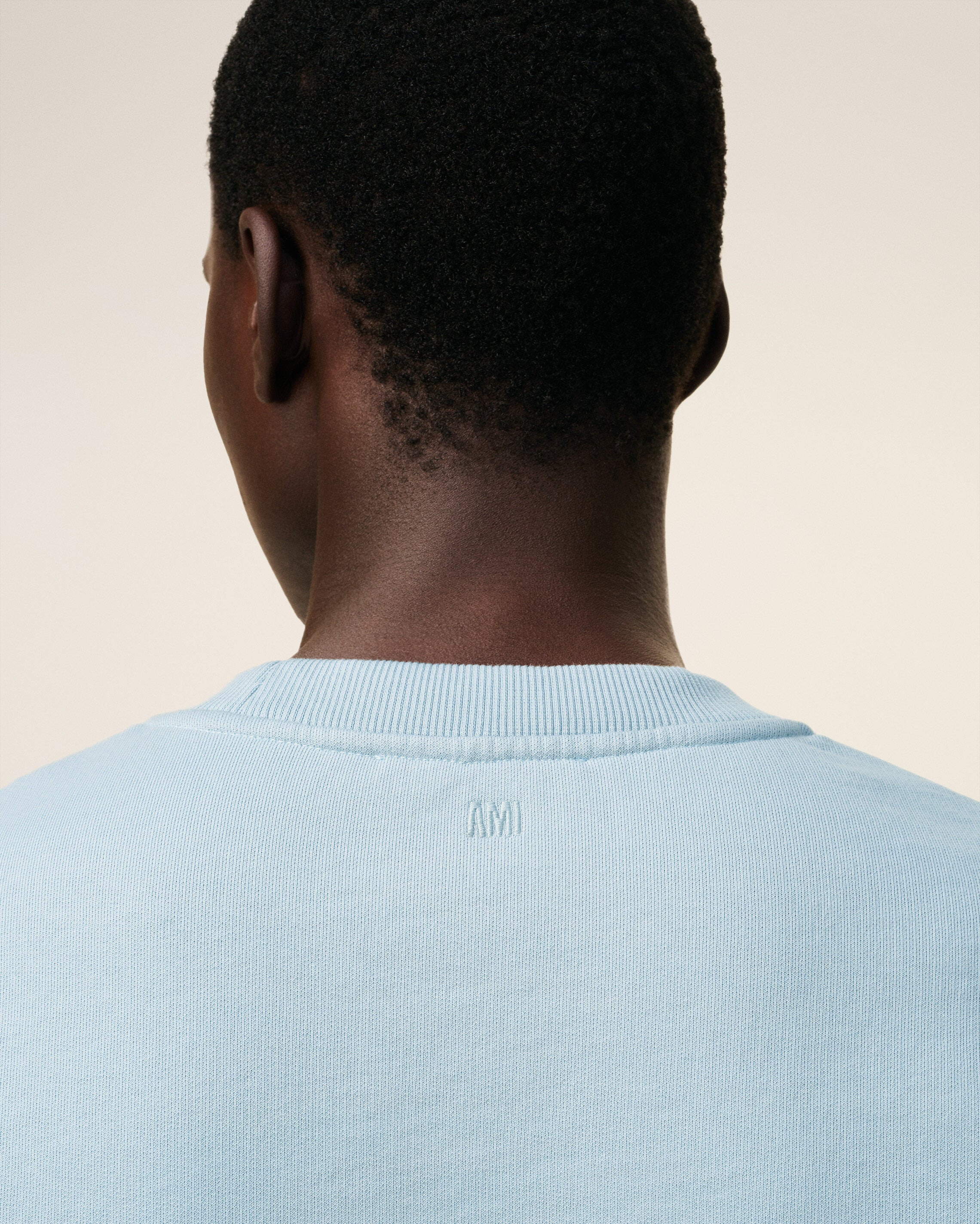 BLUE COTTON AMI DE COEUR SWEATSHIRT - 4