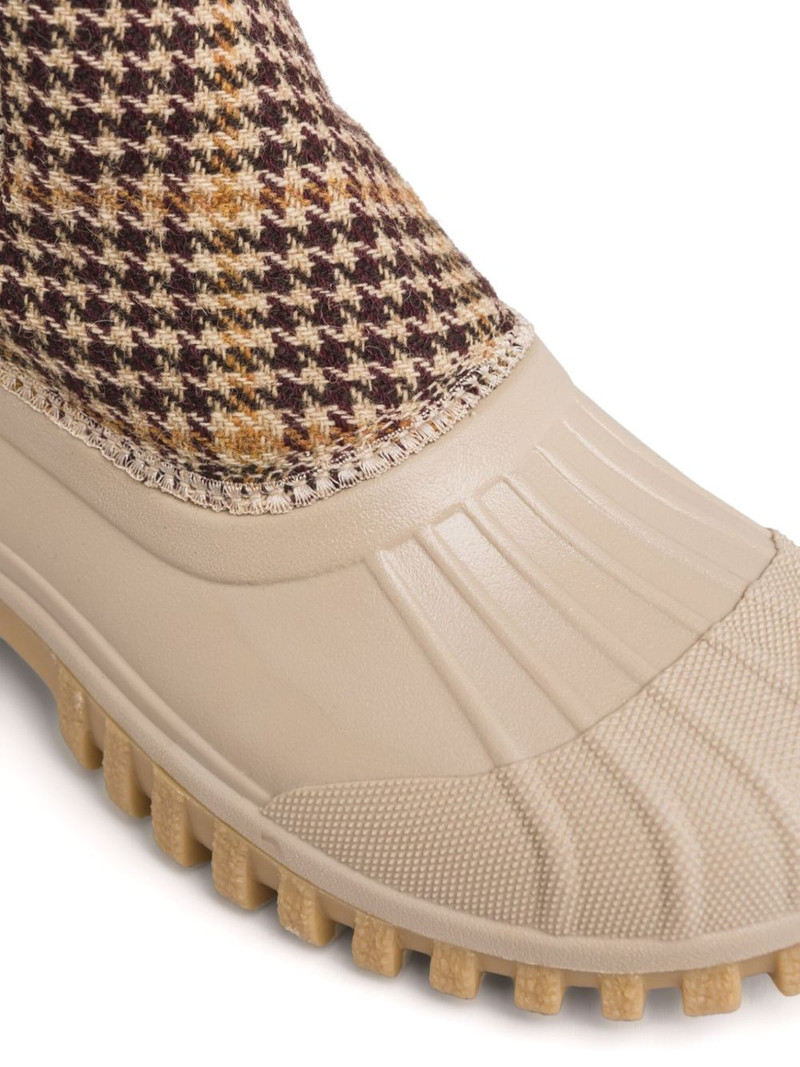 Balbi houndstooth-patterned chelsea boots 4