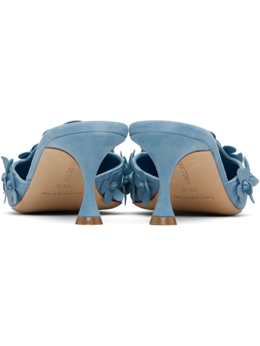 Blue Harnes Mules - 2
