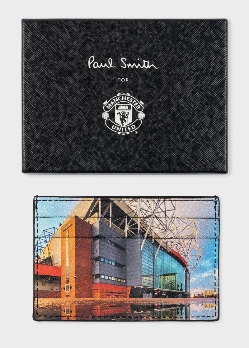 Paul Smith Paul Smith & Manchester United - 'Stadium' Print Card Holder outlook